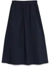 Gran Sasso A-line Midi Skirt In Blue