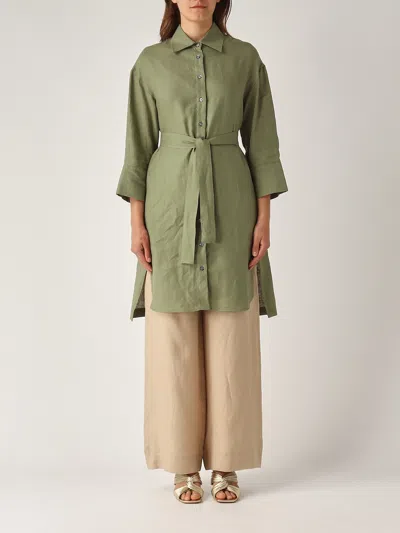 Gran Sasso Abitino M/l Con Cinta Dress In Green