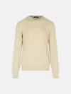 Gran Sasso Beige Cashmere Sweater In Gray