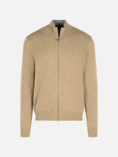 Gran Sasso Beige Cashmere Sweater In Sand