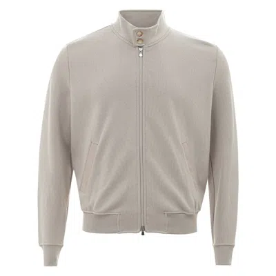 Gran Sasso Beige Cotton Cardigan For Men