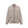 Gran Sasso Lightweight Jacket In Lino Beige