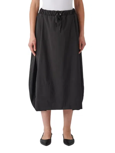 Gran Sasso Poliester Skirt In Nero