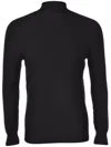 Gran Sasso Ribbed High-neck Sweater In Black