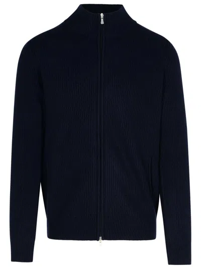 Gran Sasso Blue Cashmere Sweater