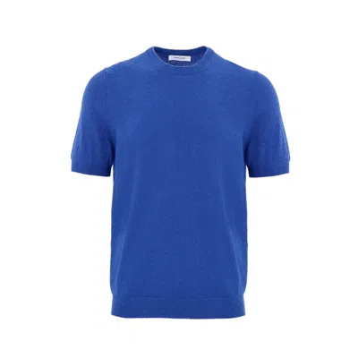 Gran Sasso Blue Cotton T-shirt