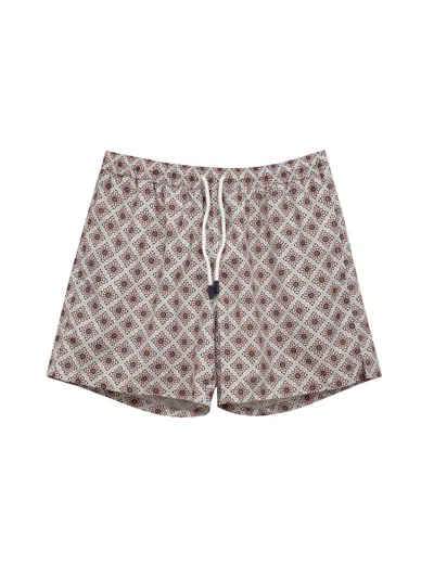 Gran Sasso Boxer Costume With Print  In Gray