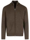 Gran Sasso Brown Cashmere Sweater In Brown