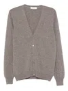 Gran Sasso Button-front Cardigan In Gray
