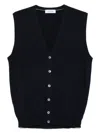 Gran Sasso Button-front Wool Cardigan In Blue