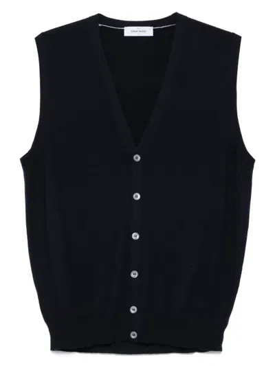 Gran Sasso Button-front Wool Cardigan In Blue