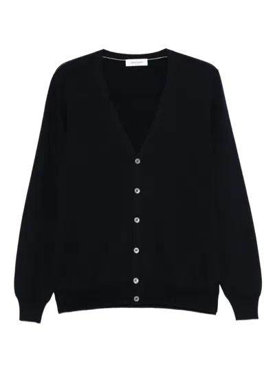 Gran Sasso Button-front Wool Cardigan In Blue