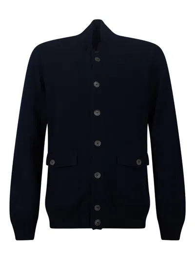 Gran Sasso Button Pocket Jacket In Black
