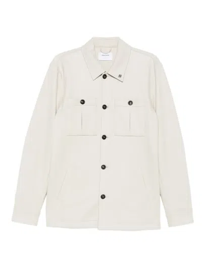 Gran Sasso Buttoned-up Jacket In Neutral