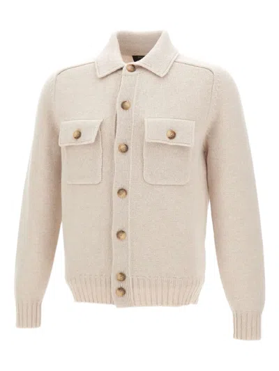 GRAN SASSO BUTTONED-UP PATCH-POCKET JACKET