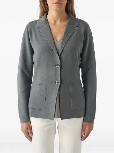 Gran Sasso Button-fastening Patch-pocket Jacket In Gray