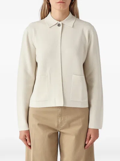 Gran Sasso Button-fastening Pocket-detail Cardigan In Neutral