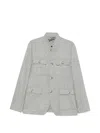 Gran Sasso Button-up Wool Jacket In Blue