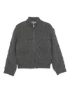 Gran Sasso Cable-knit Zip Jacket In Gray