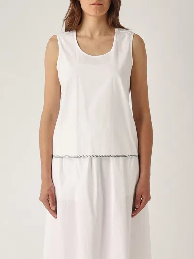 Gran Sasso Canotta Ricamo P/cavallo Top-wear In White
