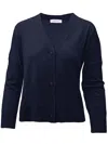 Gran Sasso Merino Wool Cardigan In Blue