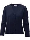 Gran Sasso Merino Wool Cardigan In Blue