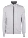 Gran Sasso Cardigan Full Zip "gransasso" Jacket In White