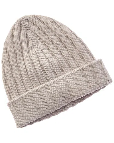 Gran Sasso Cashmere Beanie In Neutral