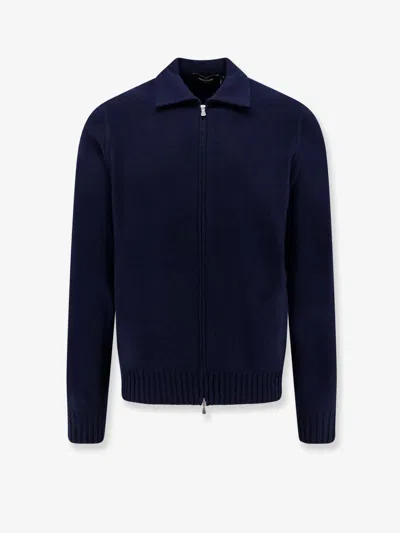 Gran Sasso Cashmere Cardigan In Blue