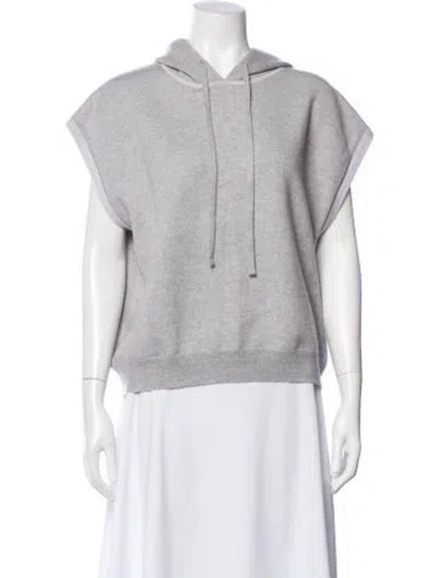 Pre-owned Gran Sasso Cashmere Crew Neck Sweater In Gray