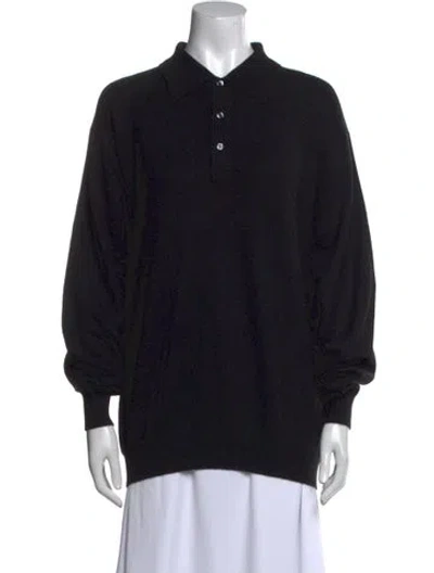 Pre-owned Gran Sasso Cashmere Sweater In Black