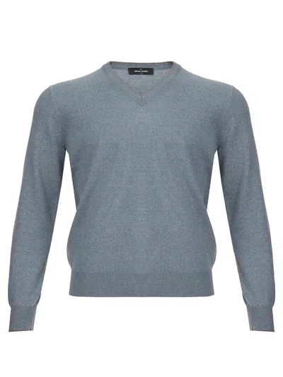 GRAN SASSO CASHMERE SWEATER V-NECK GRAN SASSO