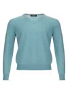 Gran Sasso Turquoise Cashmere Sweater For Men