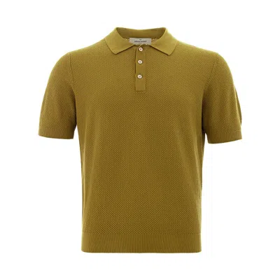 Gran Sasso Chic Cotton Polo For The Modern Men's Gentleman In Green