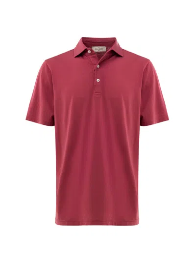 GRAN SASSO CLASSIC RED CHERRY POLO ORGANIC COTTON GRAN SASSO