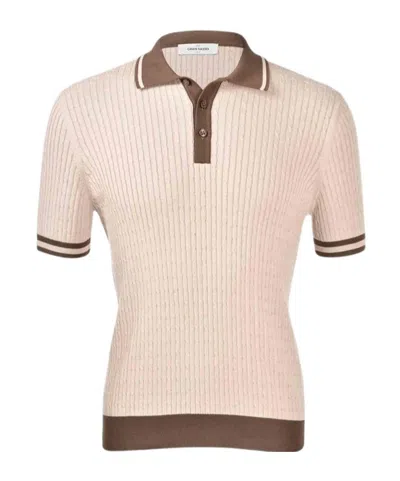 GRAN SASSO GRAN SASSO SHORT SLEEVE KNITTED POLO SHIRT