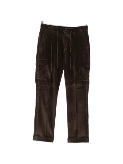 Gran Sasso Corduroy Drawstring Cargo Pants In Multi
