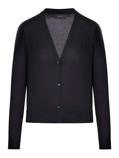 Gran Sasso Cotton Cardigan In Blue