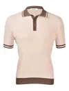 Gran Sasso Cotton-knit Polo Shirt In Neutral