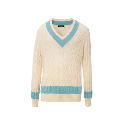 Gran Sasso White Cotton Sweatshirt