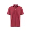 Gran Sasso Classic Knitting Pattern Polo In Red Cherry
