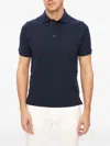 Gran Sasso Short-sleeved Knitted Polo Shirt