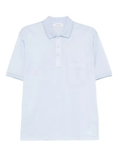 Gran Sasso Cotton Polo Shirt In Blue