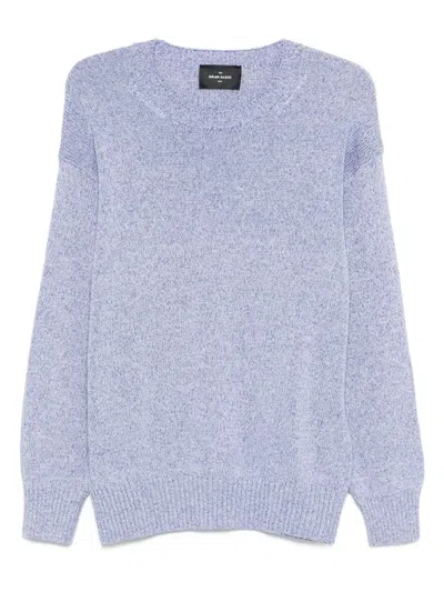 Gran Sasso Cotton Sweater In Blue