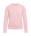 Gran Sasso Crew-neck Cotton Sweater In Pink