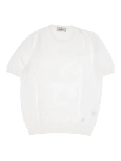 Gran Sasso Crew-neck Knitted T-shirt In Multicolor