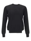 Gran Sasso Crew-neck Ribbed-edge Sweater In Blue