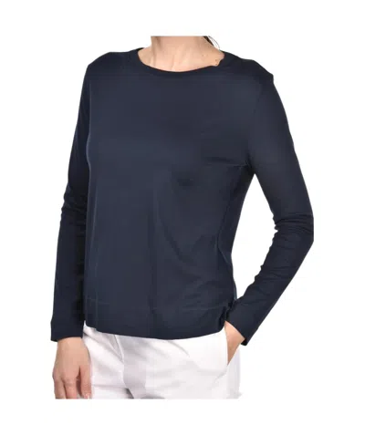 Gran Sasso Crew Neck Sweater In Black