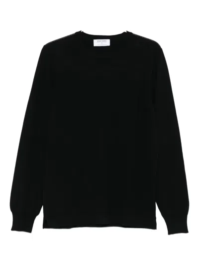 Gran Sasso Crew-neck Sweater In Black