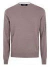 Gran Sasso Crew-neck Sweater In Brown